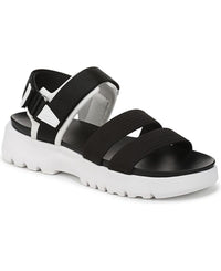 Sandals Ryka Womens Beyond Strappy Sport Black Fabric
