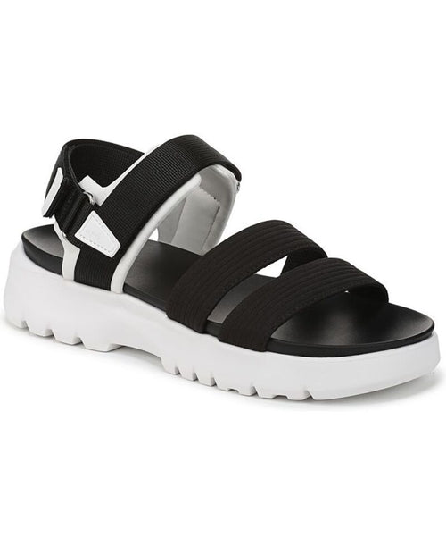 Sandals Ryka Womens Beyond Strappy Sport Black Fabric