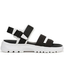 Sandals Ryka Womens Beyond Strappy Sport Black Fabric