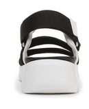 Sandals Ryka Womens Beyond Strappy Sport Black Fabric