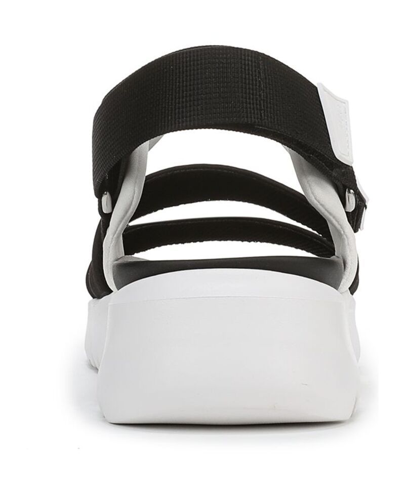 Sandals Ryka Womens Beyond Strappy Sport Black Fabric