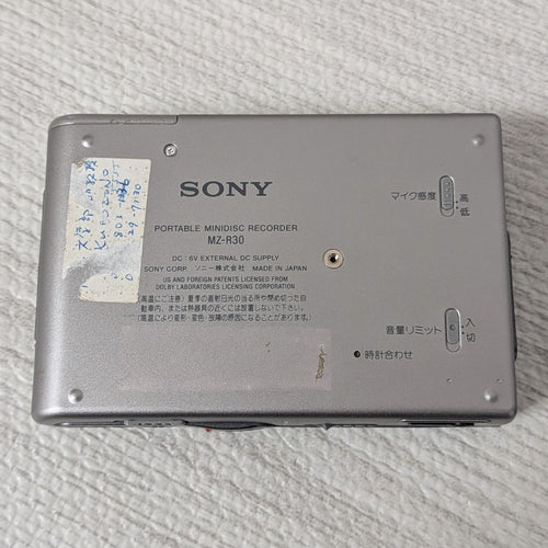 Sony Portable Md Player Mz-R30