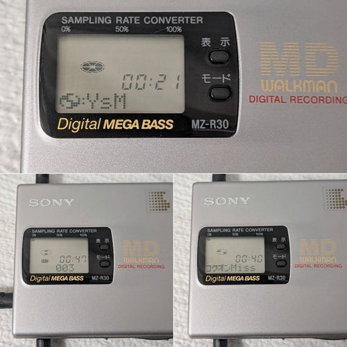 Sony Portable Md Player Mz-R30