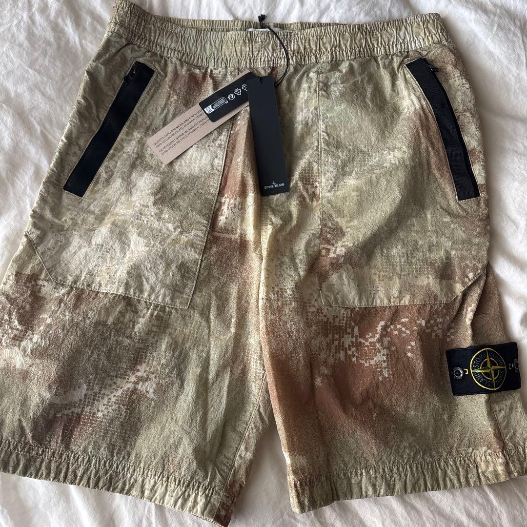 Stone Island Shorts Bermuda Natural