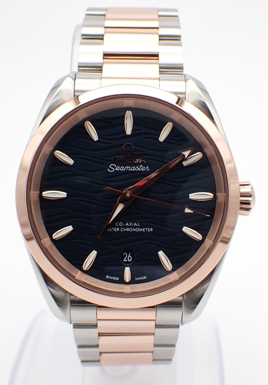 Omega Automatic Winding Clock 220.20.38.20.03.001 Ss/Pg At