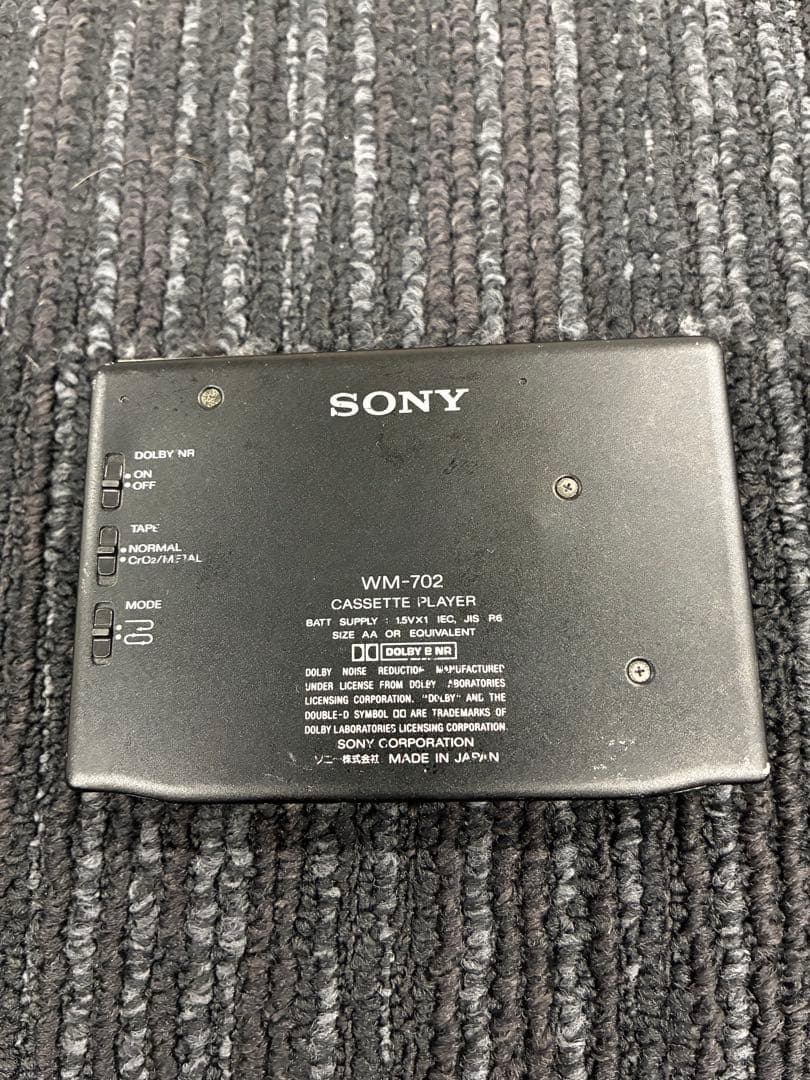 Sony Cassette Players Walkman Wm-702
