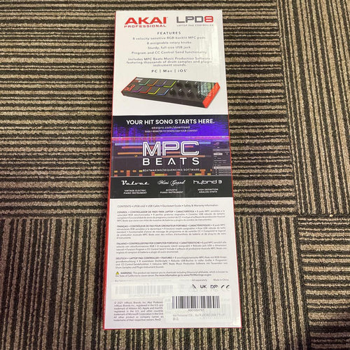 Akai Professional Midi Keyboard Pad Lpd8 Mk2