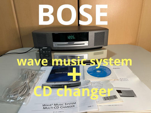 Bose Mini Component Systems Wave Music System+ Cd Changer