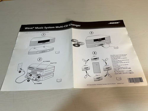 Bose Mini Component Systems Wave Music System+ Cd Changer