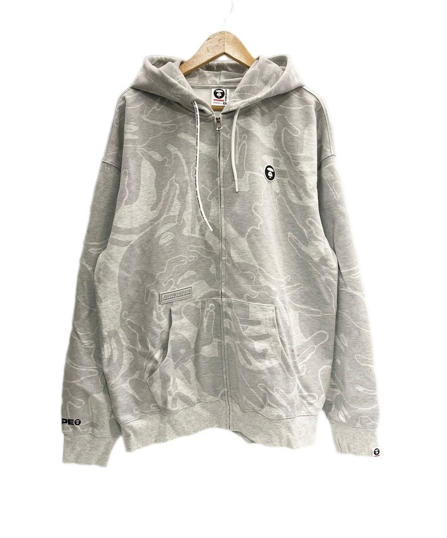 Aape By A Bathing Ape Hoodie Now Zip Up Camouflage Aapswmb326Xan Xl 101Mt-6393