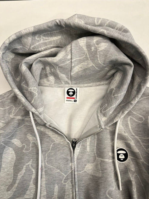 Aape By A Bathing Ape Hoodie Now Zip Up Camouflage Aapswmb326Xan Xl 101Mt-6393