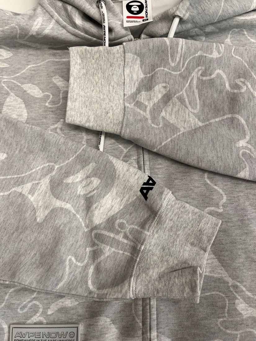 Aape By A Bathing Ape Hoodie Now Zip Up Camouflage Aapswmb326Xan Xl 101Mt-6393