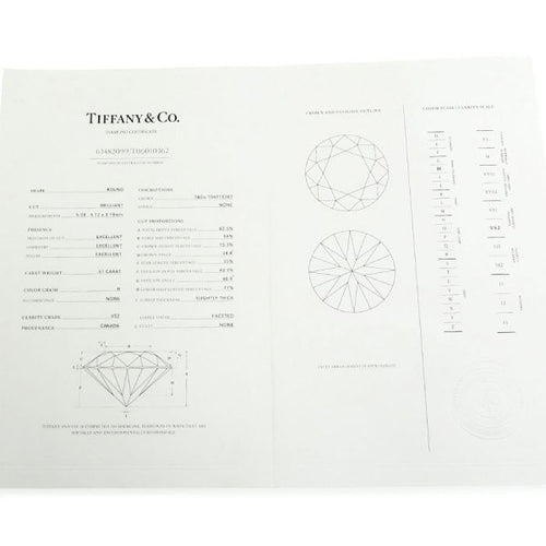 Tiffany Ring /D0.51Ct/D0.52#11 A