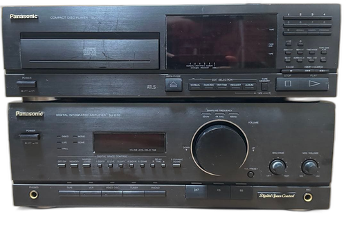Panasonic Cd Md Cassette Deck Panasonic-Model Sl-D70-K Su-D70-K