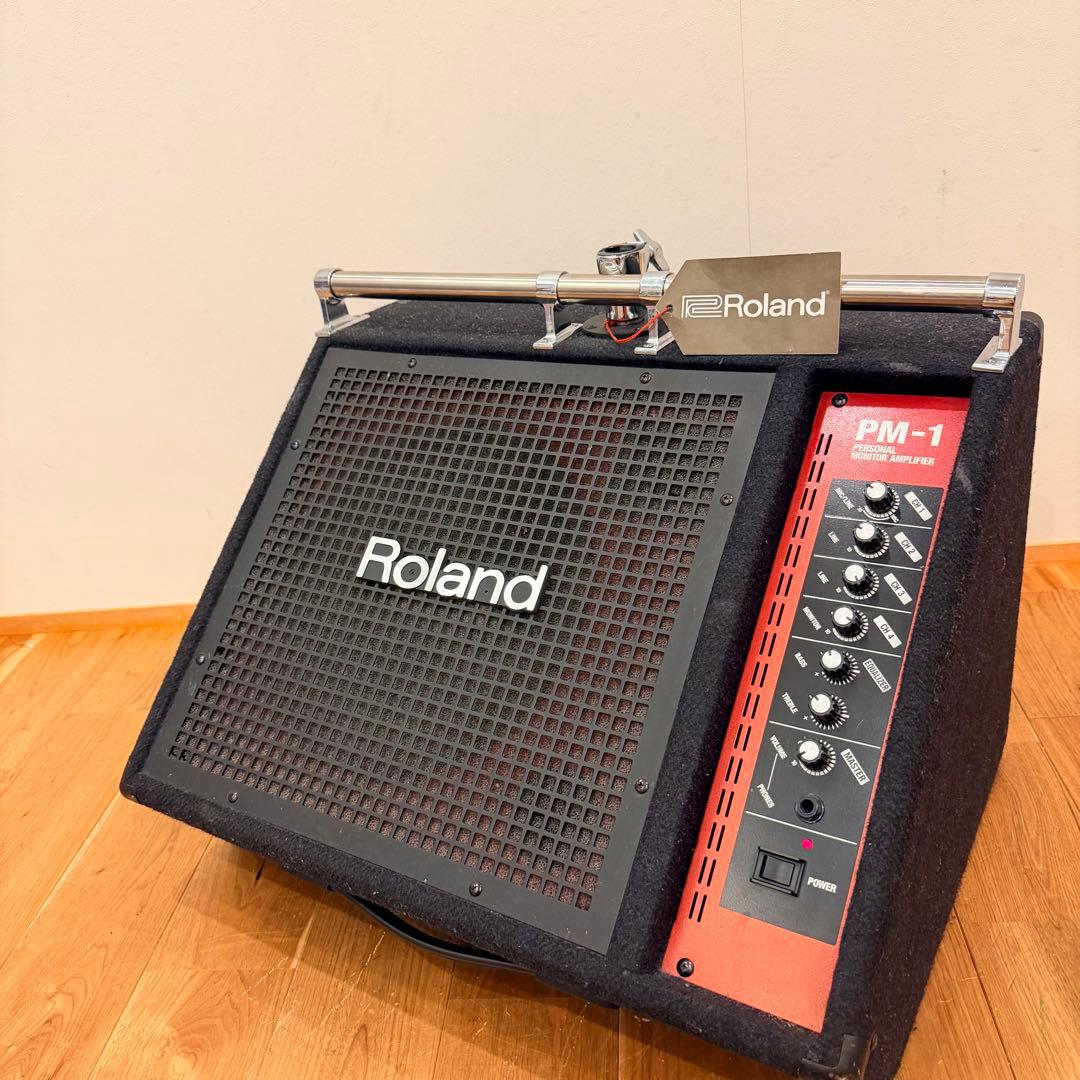 Roland Stage Monitor Speakers Pm-1 Usa Assembly