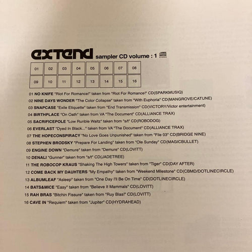 Japanese Music Extend Magazine 1 2 3 Cd