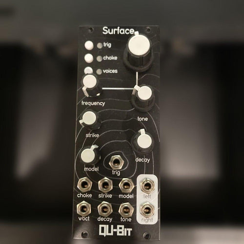Modular Synthesizer Qubit Surface
