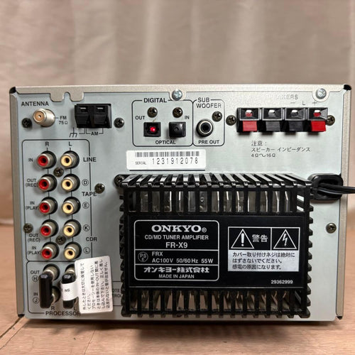 Onkyo Cd, Md Cassette Decks Fr-X9 Cd/Md