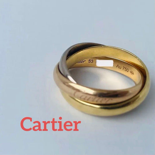 Cartier Rings 8 Mm 53 K18