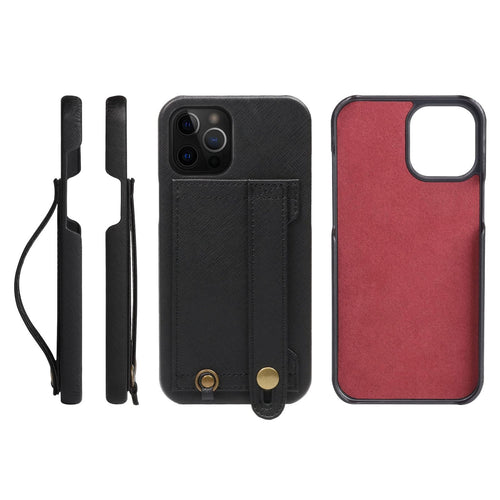Others [Hanatora] Iphone13 Pro Max Handy Pu H6-13Promax-Black Black