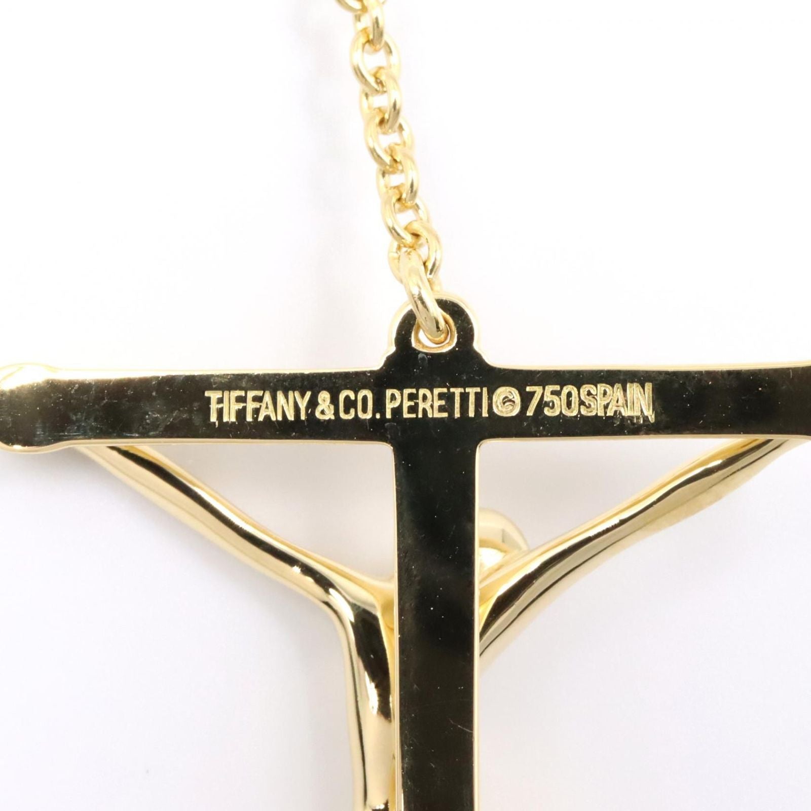 Tiffany Necklace Co 57 K18 Used A