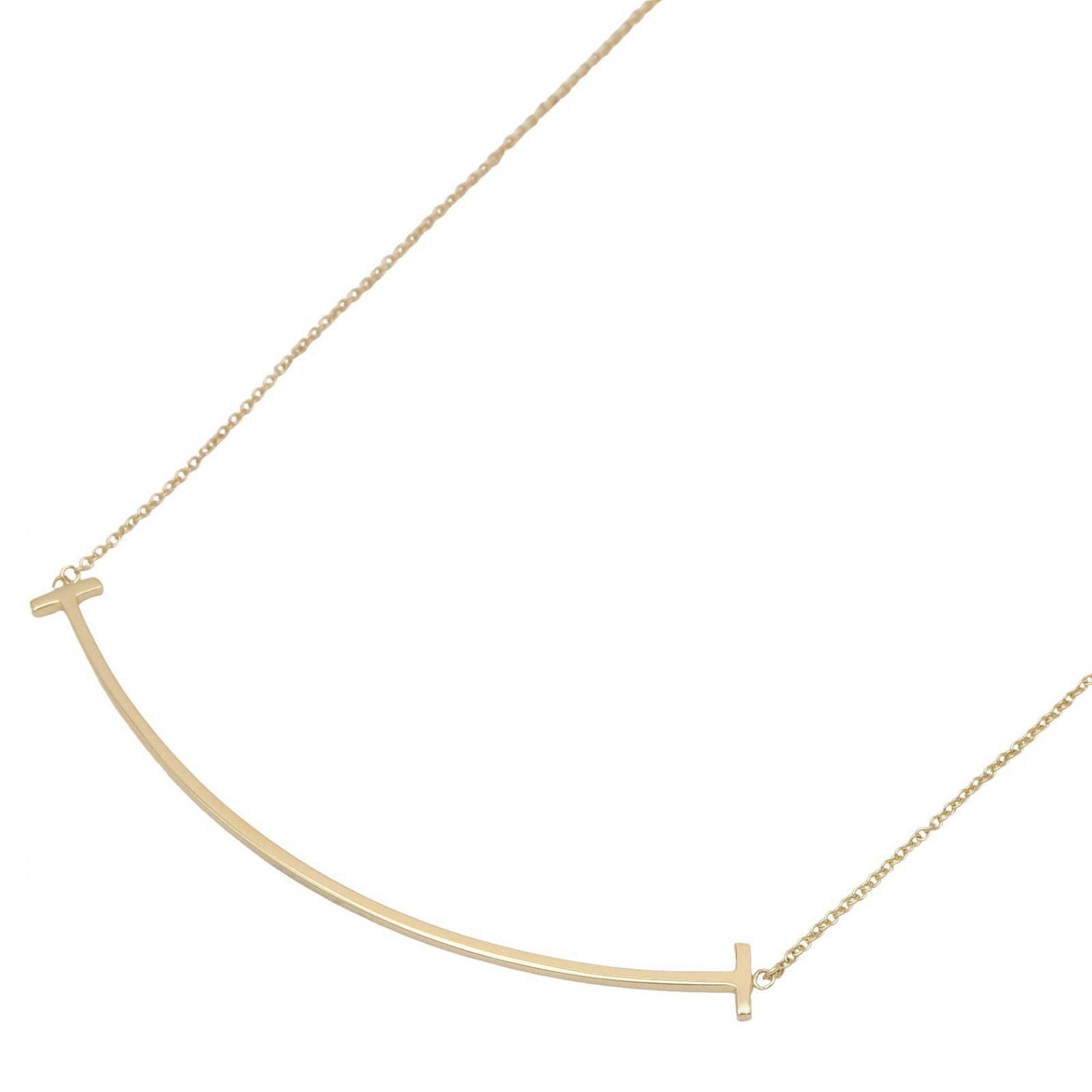 Tiffany Necklace Co T 40/45.5Cm K18 Used A