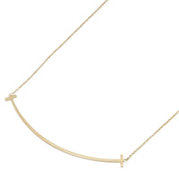 Tiffany Necklace Co T 40/45.5Cm K18 Used A