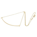 Tiffany Necklace Co T 40/45.5Cm K18 Used A
