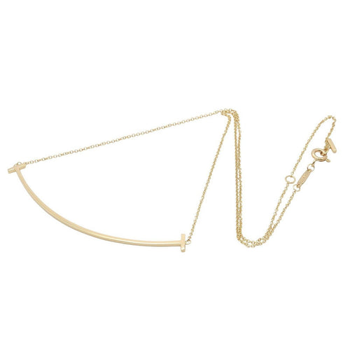 Tiffany Necklace Co T 40/45.5Cm K18 Used A
