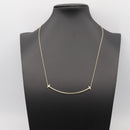 Tiffany Necklace Co T 40/45.5Cm K18 Used A