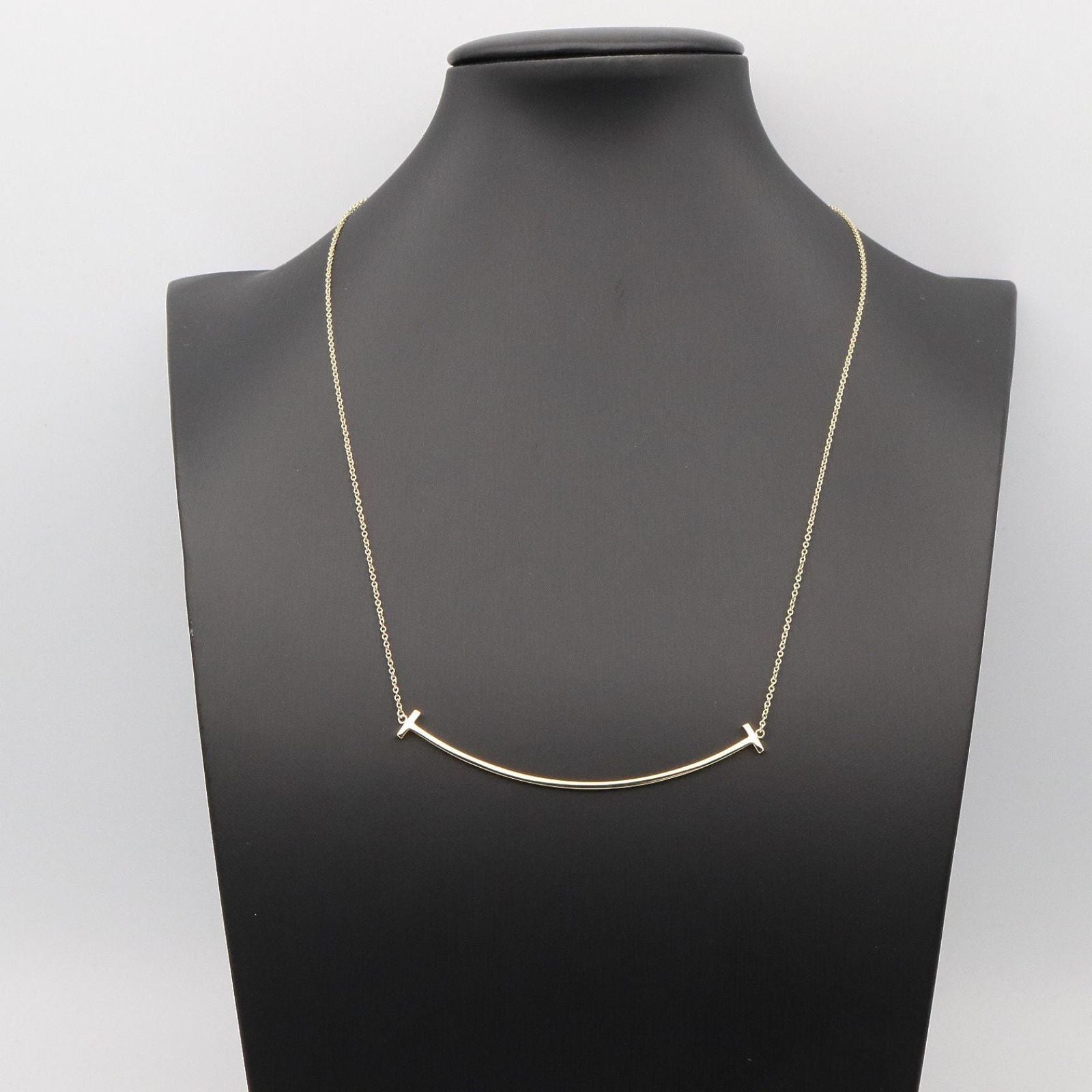 Tiffany Necklace Co T 40/45.5Cm K18 Used A