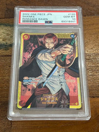 One Piece Card Game Psa10 Sec Op01-120 Romance Dawn