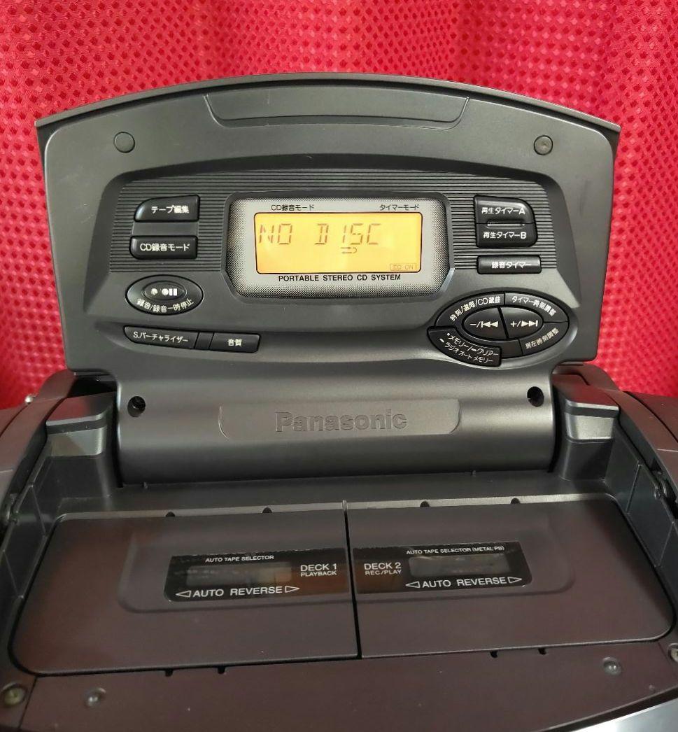 Panasonic Cd Md Cassette Deck Rx-Ed77