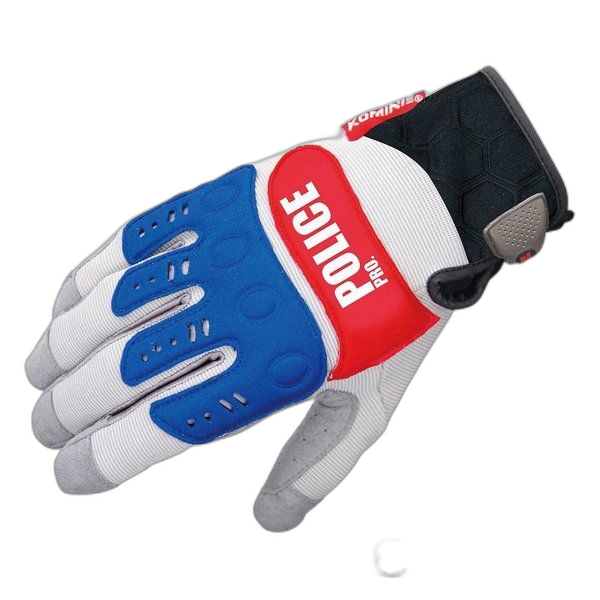 Komine Gloves Gk-134Iglv Pro Ex Gry/Red Police Xl 06-134P/Gry/Rd/X (2478290) Red