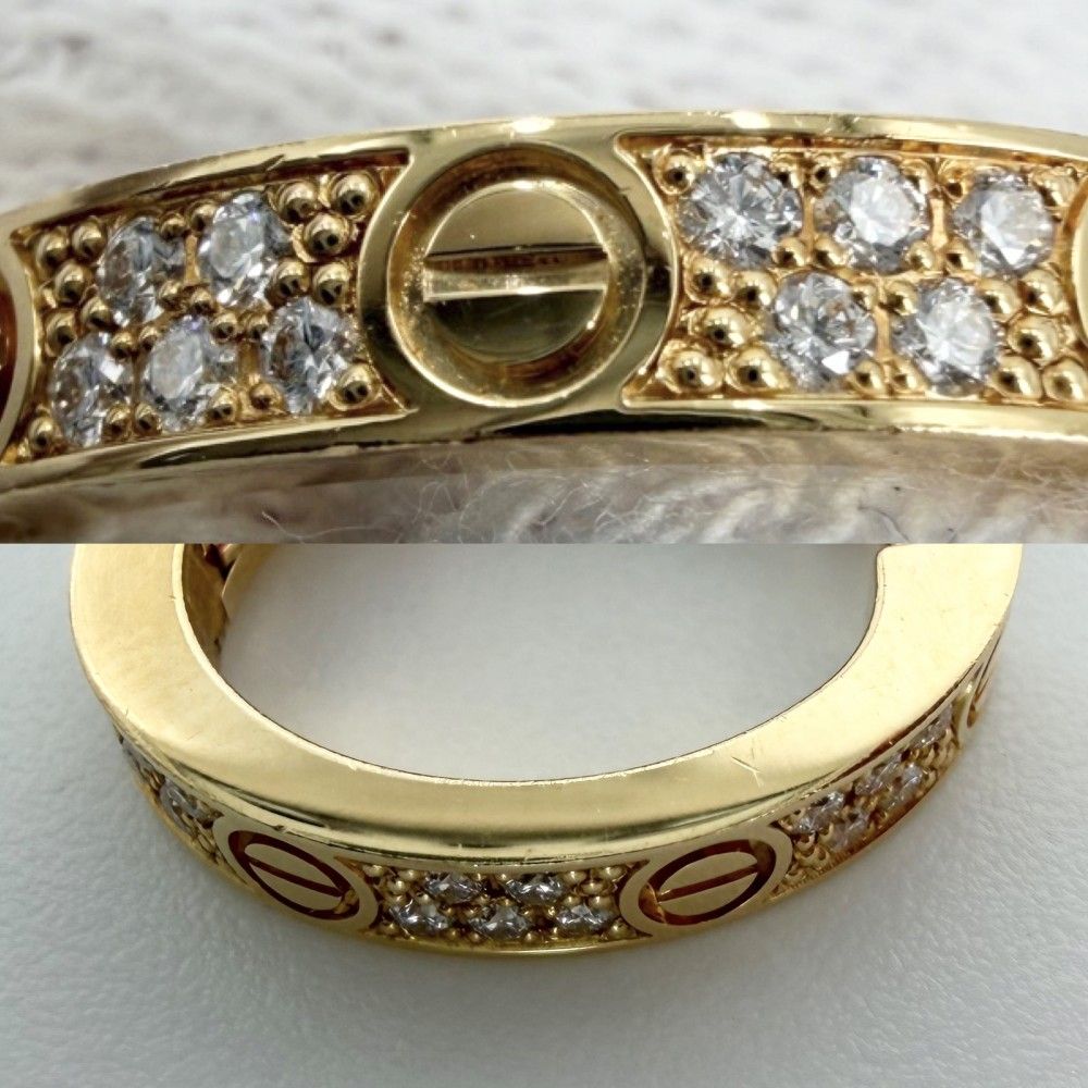 Cartier Earrings (For Both Ears) Love 18 Yg Au750 K18 5.7( )G