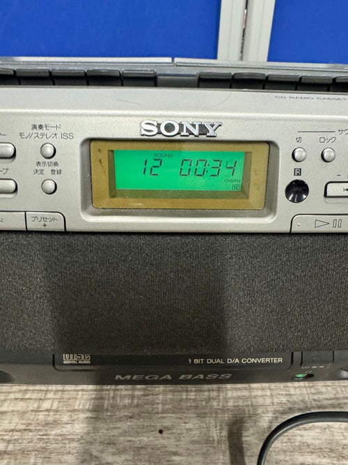 Sony Cd Md Cassette Deck Cfd-W57 W