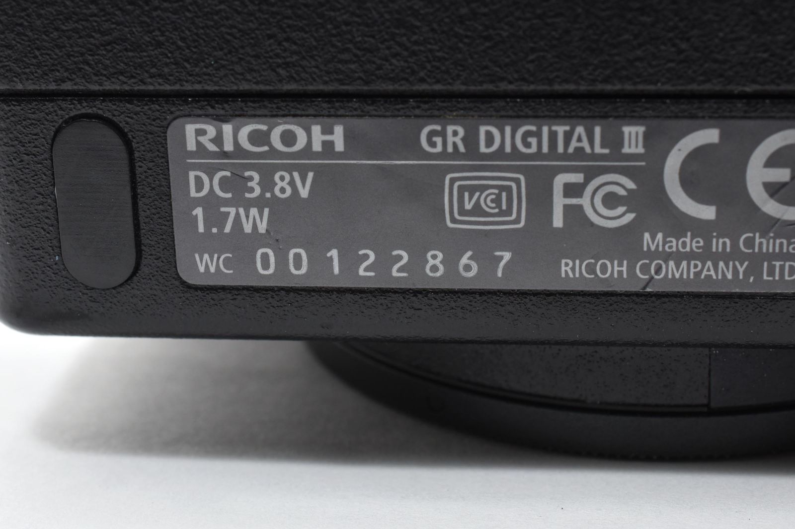 Ricoh Compact Digital Camera 8234 Gr Iii #2302