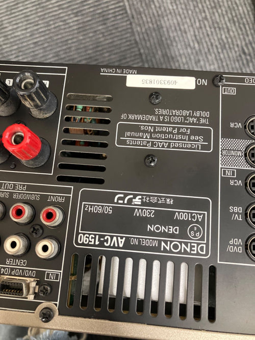 Dvd Player Denon Av Avc-1590 2 3