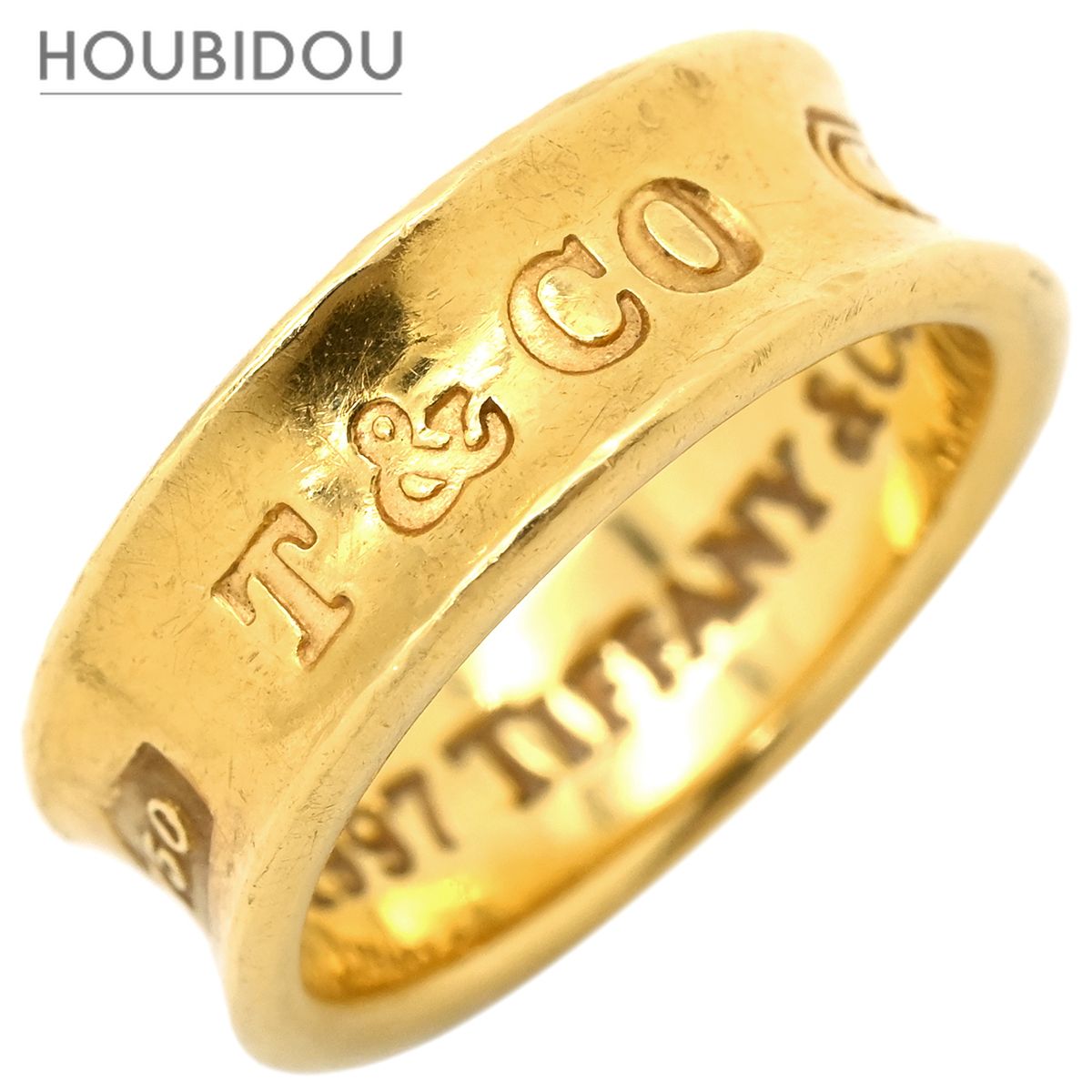 Tiffany Ring Co 1837 T&Co. Au750 18K 6.5