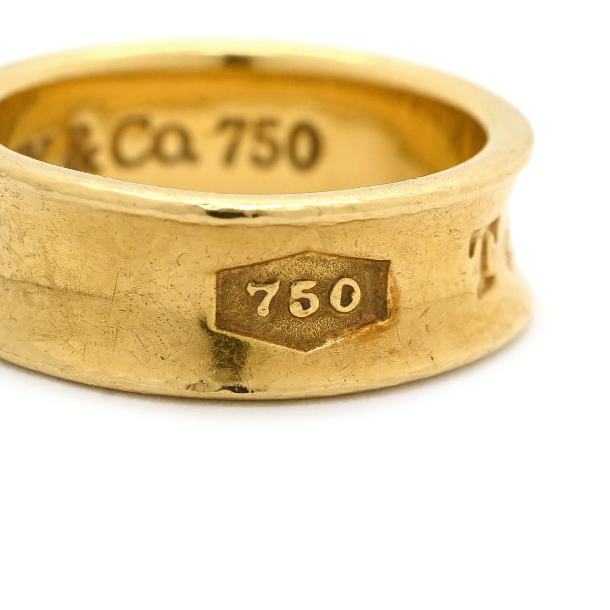 Tiffany Ring Co 1837 T&Co. Au750 18K 6.5