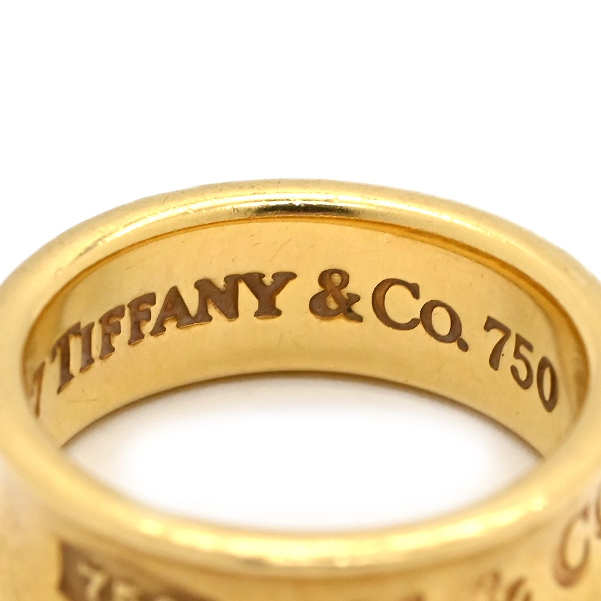 Tiffany Ring Co 1837 T&Co. Au750 18K 6.5