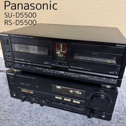 Cd Md Cassette Deck Panasonic Su-D5500 Rs-D5500