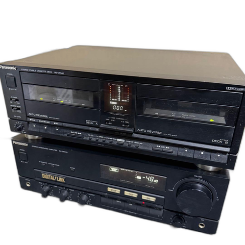 Cd Md Cassette Deck Panasonic Su-D5500 Rs-D5500