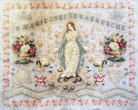 Embroidery Creation Kit Reflets De Soie O Marie Pack Soies D'Alger Isabelle