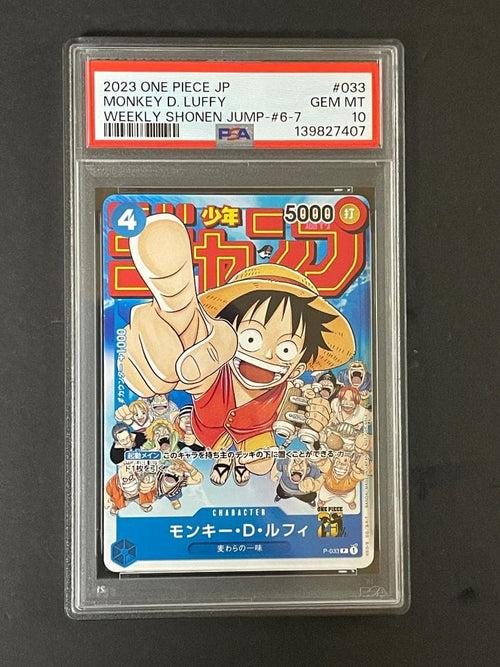 One Piece Card Game Psa 10 D P-033