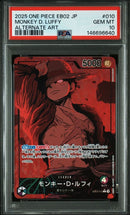 One Piece Card Game Psa10 Eb02-010
