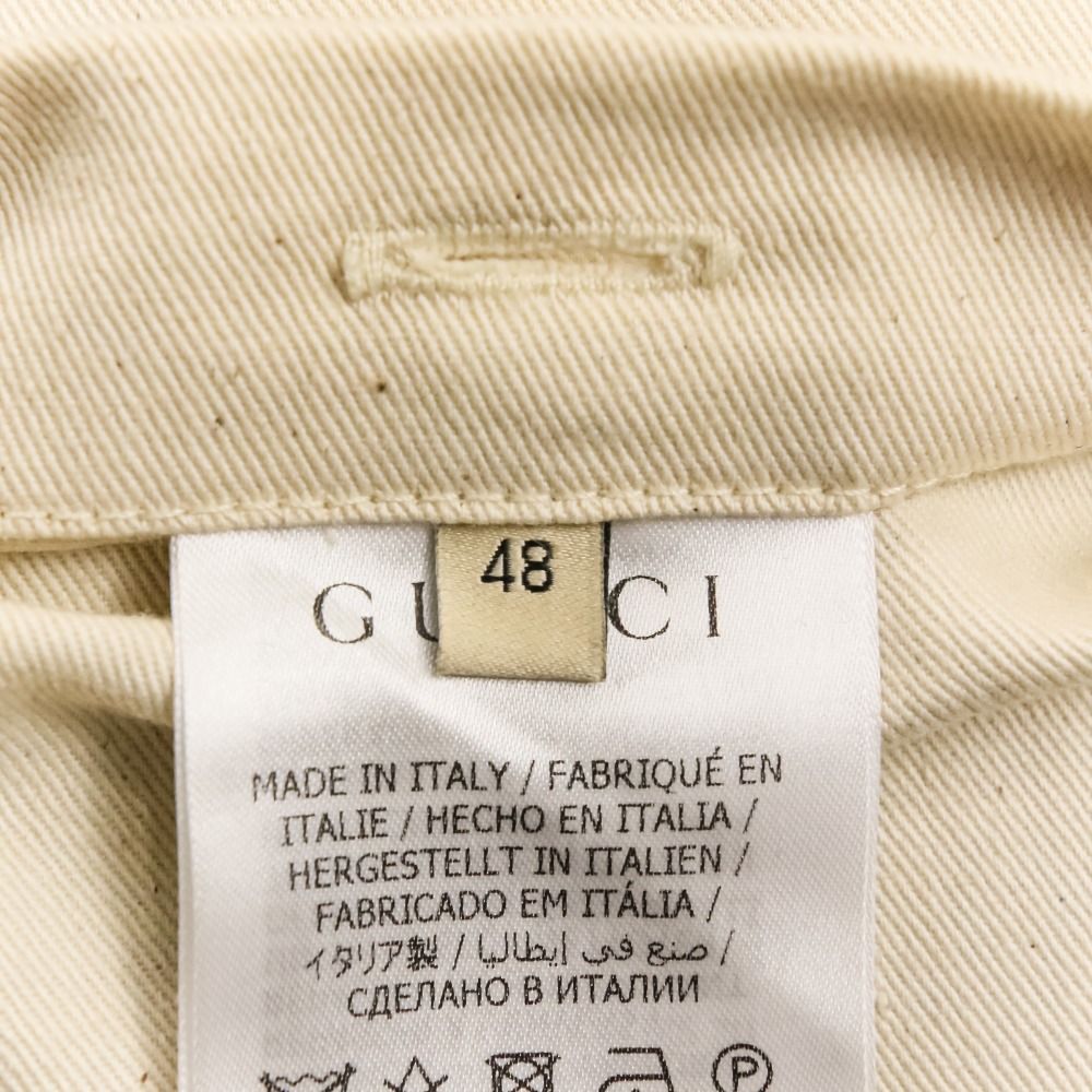 Gucci G Jean Denim Jacket Gg 771450 Used
