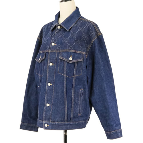 Gucci G Jean Denim Jacket Gg 771450 Used