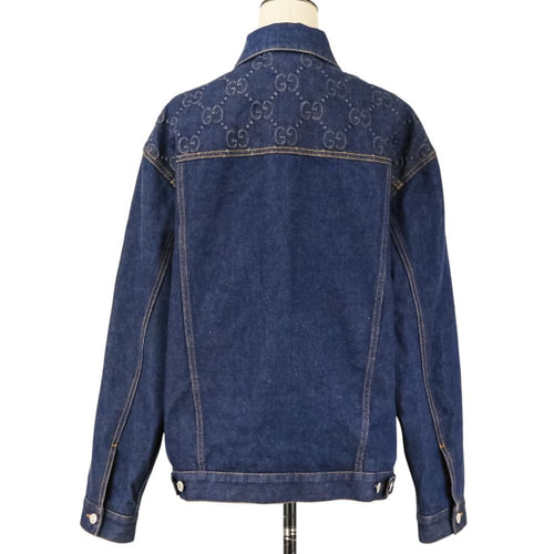 Gucci G Jean Denim Jacket Gg 771450 Used