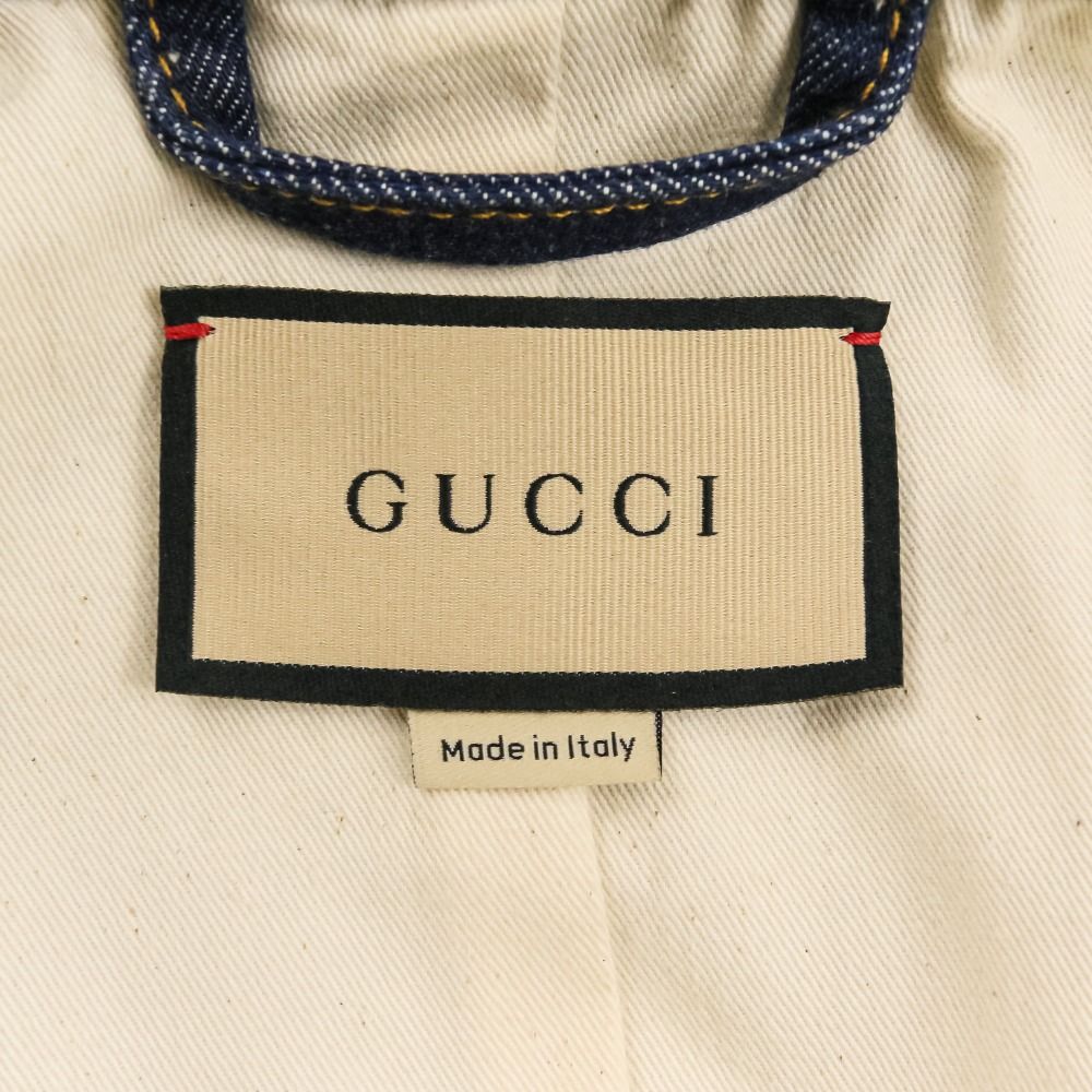 Gucci G Jean Denim Jacket Gg 771450 Used